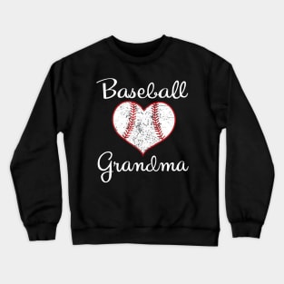 Vintage Baseball Grandma Crewneck Sweatshirt